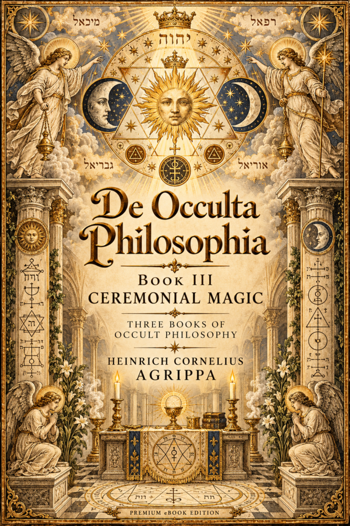 De Occulta Philosophia Book III Ceremonial Magic ebook cover by Heinrich Cornelius Agrippa