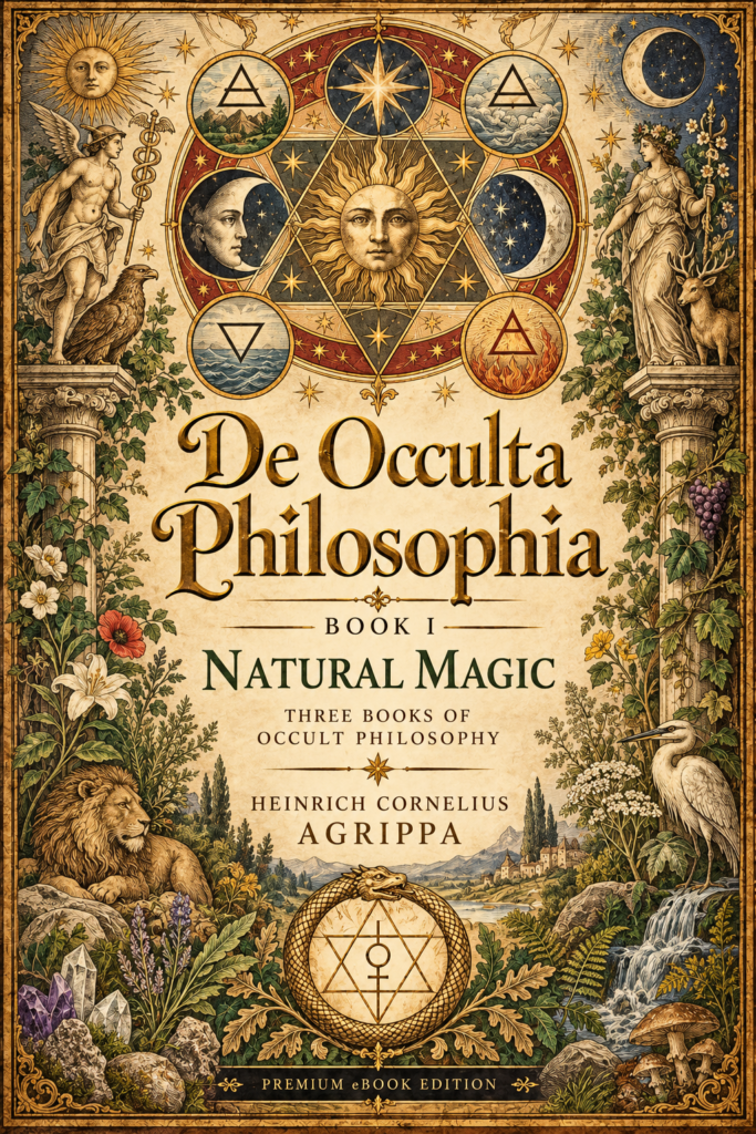 De Occulta Philosophia Book I Natural Magic ebook cover by Heinrich Cornelius Agrippa